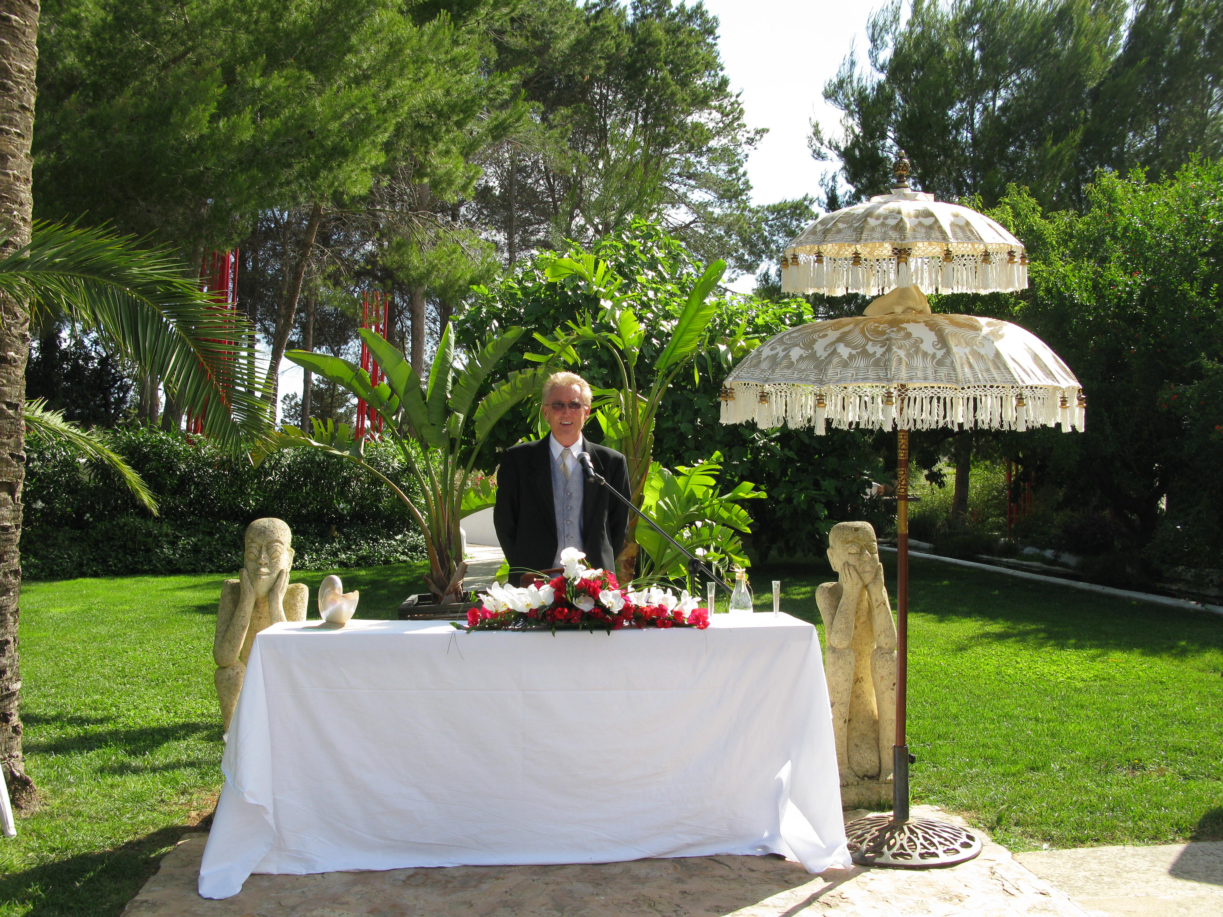 Wedding ceremony moment